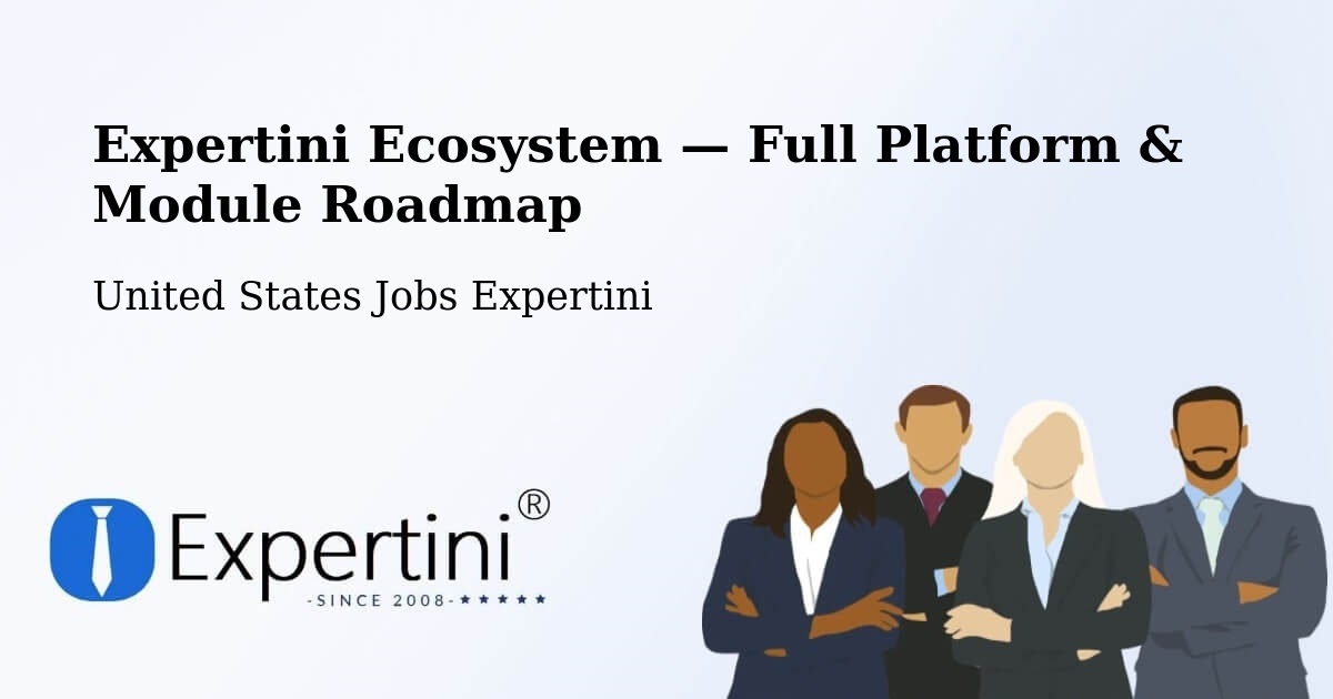 Expertini Ecosystem — Full Platform & Module Roadmap – Spring Lake